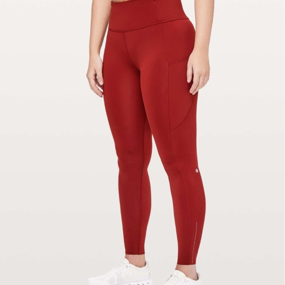 SOLD | NWOT lululemon Fast & Free 28" (Sport Red) - Picture 1 of 8